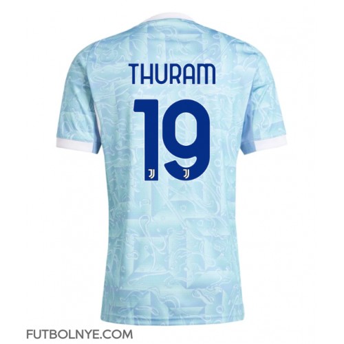 Camiseta Juventus Khephren Thuram #19 Visitante Equipación 2025-26 manga corta Camiseta Juventus Khephren Thuram #19 Visitante Equipación 2025-26 manga corta